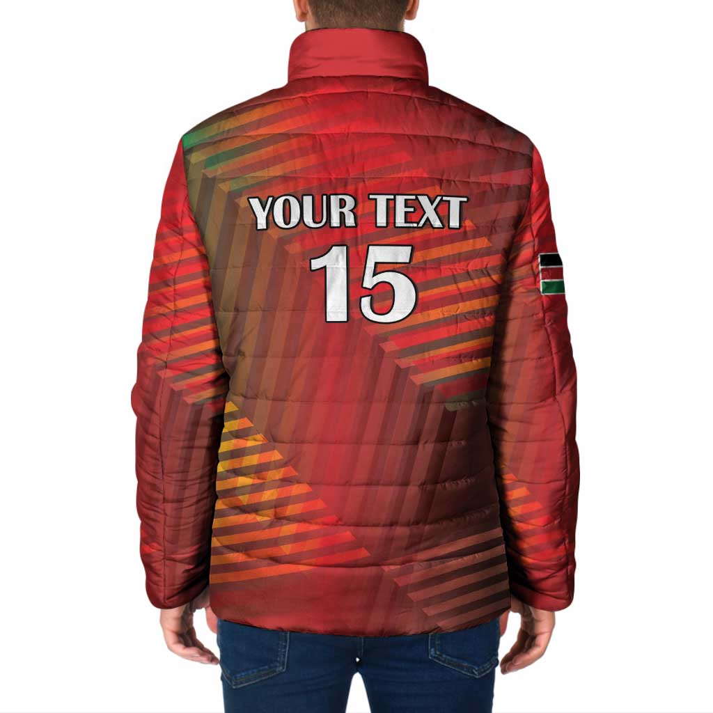 Kenya Athletics Padded Jacket Run Faster - Wonder Print Shop