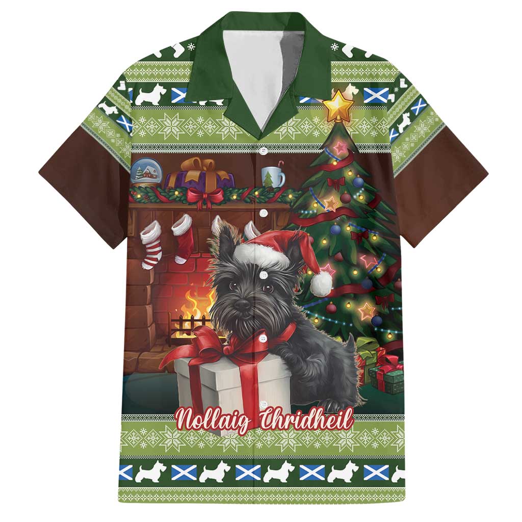 Scotland Christmas Hawaiian Shirt Scottish Terrier - Nollaig Chridheil - Wonder Print Shop