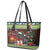 Scotland Christmas Leather Tote Bag Scottish Terrier - Nollaig Chridheil - Wonder Print Shop