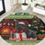 Scotland Christmas Round Carpet Scottish Terrier - Nollaig Chridheil