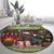 Scotland Christmas Round Carpet Scottish Terrier - Nollaig Chridheil