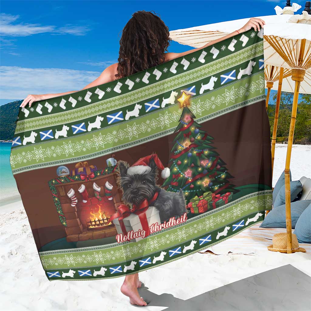 Scotland Christmas Sarong Scottish Terrier - Nollaig Chridheil