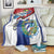 Cuba Independence Day Blanket Cuban Trogon Mix Hedychium Coronarium