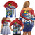 Cuba Independence Day Family Matching Off Shoulder Short Dress and Hawaiian Shirt Cuban Trogon Mix Hedychium Coronarium - Wonder Print Shop