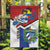 Cuba Independence Day Garden Flag Cuban Trogon Mix Hedychium Coronarium - Wonder Print Shop