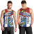 Cuba Independence Day Men Tank Top Cuban Trogon Mix Hedychium Coronarium - Wonder Print Shop