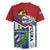 Cuba Independence Day Rugby Jersey Cuban Trogon Mix Hedychium Coronarium - Wonder Print Shop