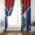 Cuba Independence Day Window Curtain Cuban Trogon Mix Hedychium Coronarium - Wonder Print Shop