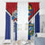 Cuba Independence Day Window Curtain Cuban Trogon Mix Hedychium Coronarium - Wonder Print Shop