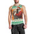 Ivory Coast Christmas Men Tank Top Black Santa With Forest Elephant - Wonder Print Shop