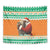 Ivory Coast Christmas Tapestry Black Santa With Forest Elephant