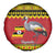 Uganda Christmas Spare Tire Cover Grey Crowned Crane With Flag Map - Wonder Print Shop