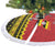 Uganda Christmas Tree Skirt Grey Crowned Crane With Flag Map - Wonder Print Shop