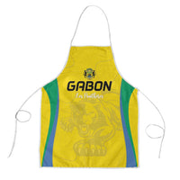 Gabon Football Apron Go Champions Les Pantheres - Wonder Print Shop