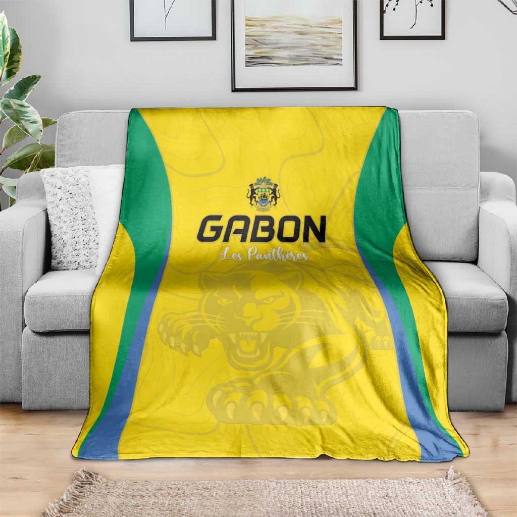 Gabon Football Blanket Go Champions Les Pantheres - Wonder Print Shop