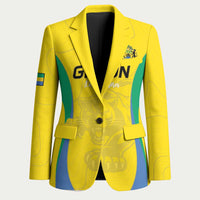 Custom Gabon Football Blazer Go Champions Les Pantheres - Wonder Print Shop