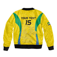 Custom Gabon Football Bomber Jacket Go Champions Les Pantheres - Wonder Print Shop