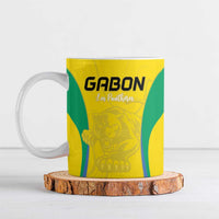 Custom Gabon Football Ceramic Mug Go Champions Les Pantheres - Wonder Print Shop