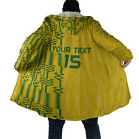 Custom Zimbabwe Football Cloak Come On Warriors - Kente Pattern - Wonder Print Shop