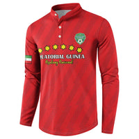 Custom Equatorial Guinea Football Button Sweatshirt Go Nzalang Nacional Go