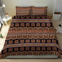Bamenda Toghu Bedding Set Cameroon Traditional Pattern