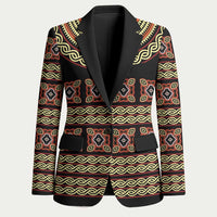 Cameroon Traditional Pattern Blazer Bamenda Royal Toghu
