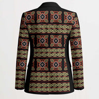 Cameroon Traditional Pattern Blazer Bamenda Royal Toghu