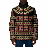 Cameroon Traditional Pattern Padded Jacket Bamenda Royal Toghu