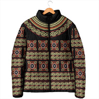 Cameroon Traditional Pattern Padded Jacket Bamenda Royal Toghu