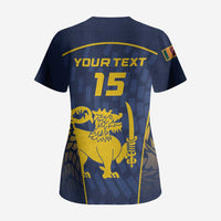 Custom Sri Lanka Cricket Scrub Top Go Champions Lions