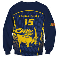 Custom Sri Lanka Cricket Sweatshirt Go Champions Lions