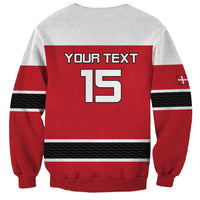 Custom Denmark Ice Hockey 2026 Sweatshirt Fight for Glory Red Jersey