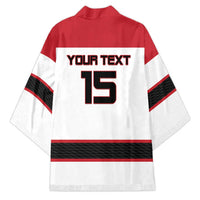 Custom Denmark Ice Hockey 2026 Kimono Fight for Glory White Jersey