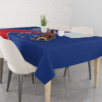Happy Cape Verde Independence Day Tablecloth Coat Of Arms With Map