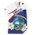 Personalized Liberia Independence Day Family Matching Long Sleeve Bodycon Dress and Hawaiian Shirt Coat Of Arms Pepper Flowers
