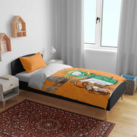 Ivory Coast Independence Day Bedding Set Yamoussoukro Coat Of Arms