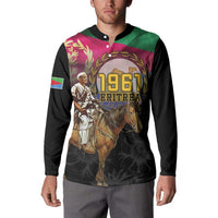 Happy Eritrea Revolution Day Button Sweatshirt Remember Hamid Idris Awate - Wonder Print Shop