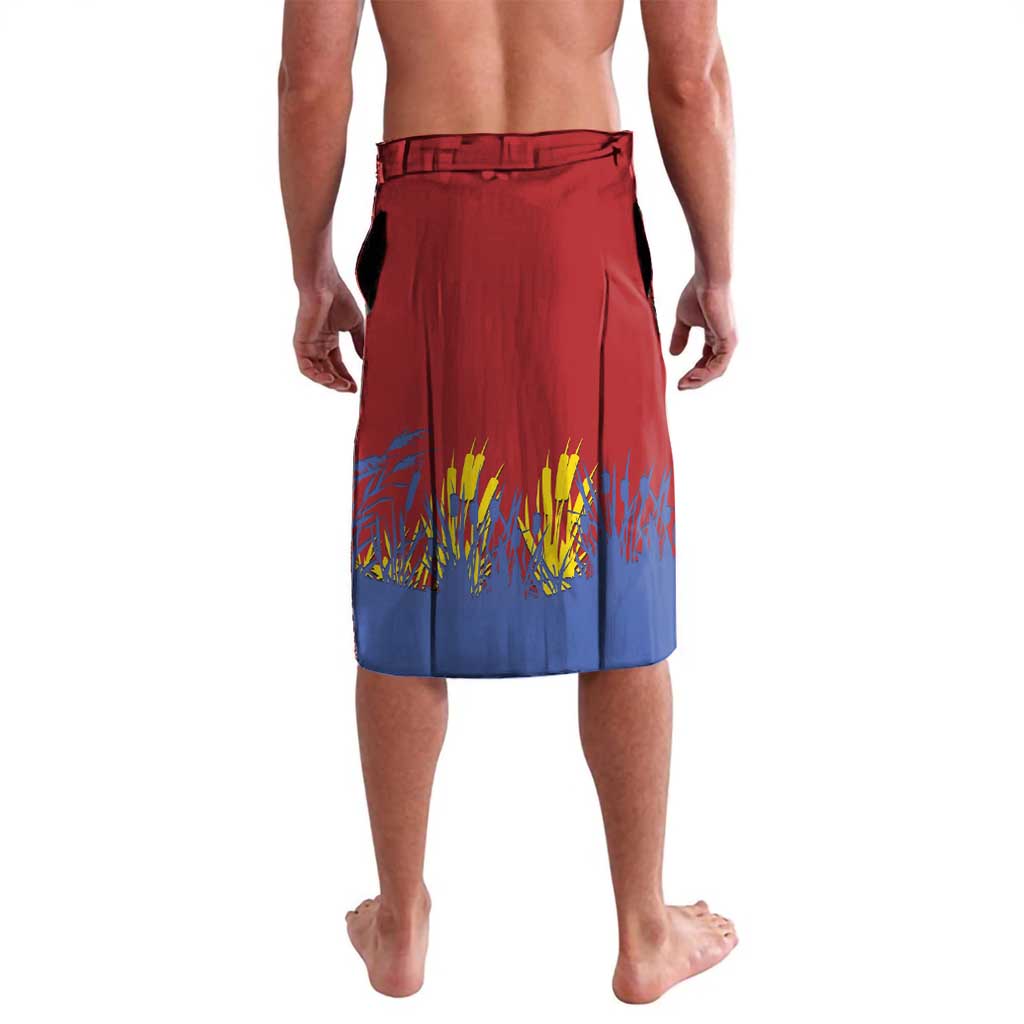 Personalized Eswatini Umhlanga Lavalava Nguni Shield With Reed - Wonder Print Shop