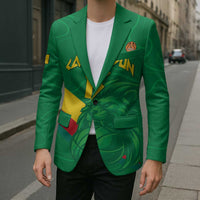 Custom Cameroon Basketball Blazer Go Champions Indomitable Lions - Wonder Print Shop