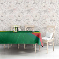 Custom Cameroon Basketball Tablecloth Go Champions Indomitable Lions - Wonder Print Shop