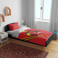 Uganda Basketball Bedding Set Go Silverbacks - Wonder Print Shop