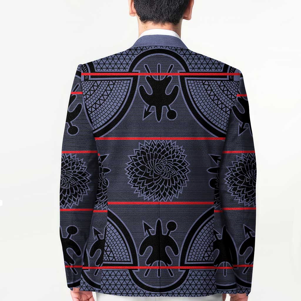 Lesotho Seanamarena Blazer Basotho Traditional Blanket Style - Serenity - Wonder Print Shop