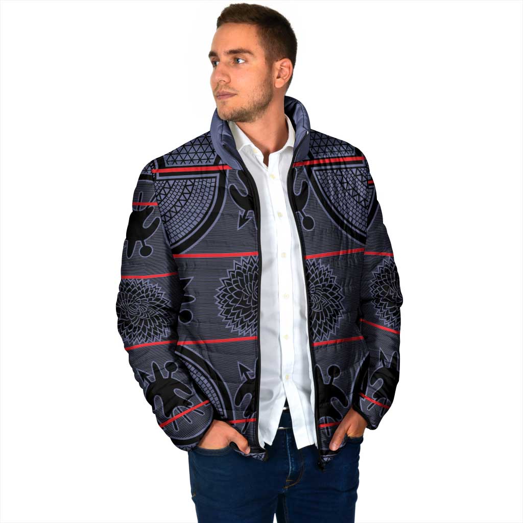Lesotho Seanamarena Padded Jacket Basotho Traditional Blanket Style - Serenity - Wonder Print Shop