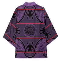 Lesotho Seanamarena Kimono Basotho Traditional Blanket Style - Violet - Wonder Print Shop