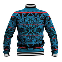 Lesotho Seanamarena - Kharetsa Baseball Jacket Basotho Traditional Blanket Style - Wonder Print Shop