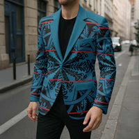Lesotho Seanamarena - Kharetsa Blazer Basotho Traditional Blanket Style - Wonder Print Shop