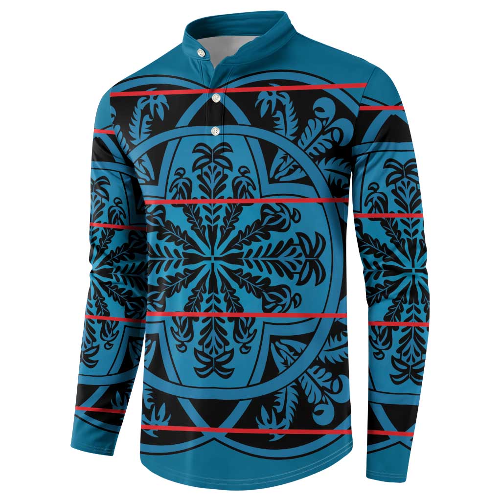 Lesotho Seanamarena - Kharetsa Button Sweatshirt Basotho Traditional Blanket Style - Wonder Print Shop
