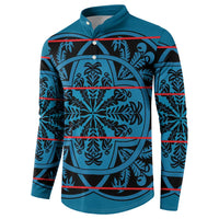 Lesotho Seanamarena - Kharetsa Button Sweatshirt Basotho Traditional Blanket Style - Wonder Print Shop