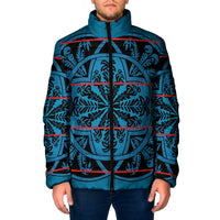 Lesotho Seanamarena - Kharetsa Padded Jacket Basotho Traditional Blanket Style - Wonder Print Shop