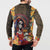 Mexico Day Of The Dead Button Sweatshirt La Catrina Mix Cempasuchil Aztec Pattern - Wonder Print Shop